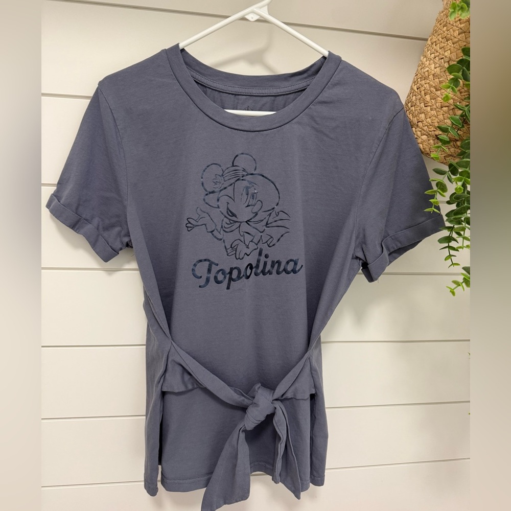 Disney “Topolina” Minnie Tie Front Tee- Topolinos Terrace